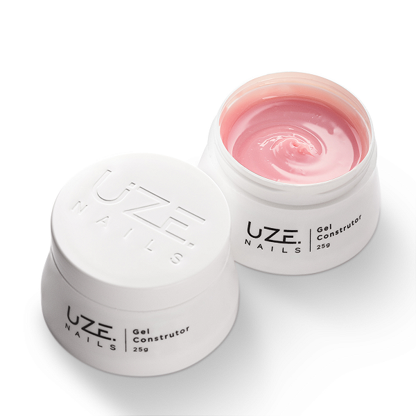 GEL CONSTRUTOR NATURAL BABY PINK 25G - UZE NAILS