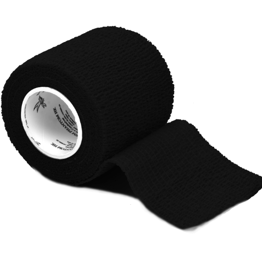 Bandagem Phantom HK Para Biqueiras e Máquinas Pen - 5cm x 4,5m PRETA