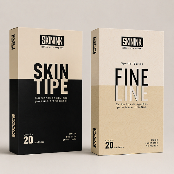 Cartucho Skin Ink Traço - RL e Fine Line - Caixa Com 20 Unidades