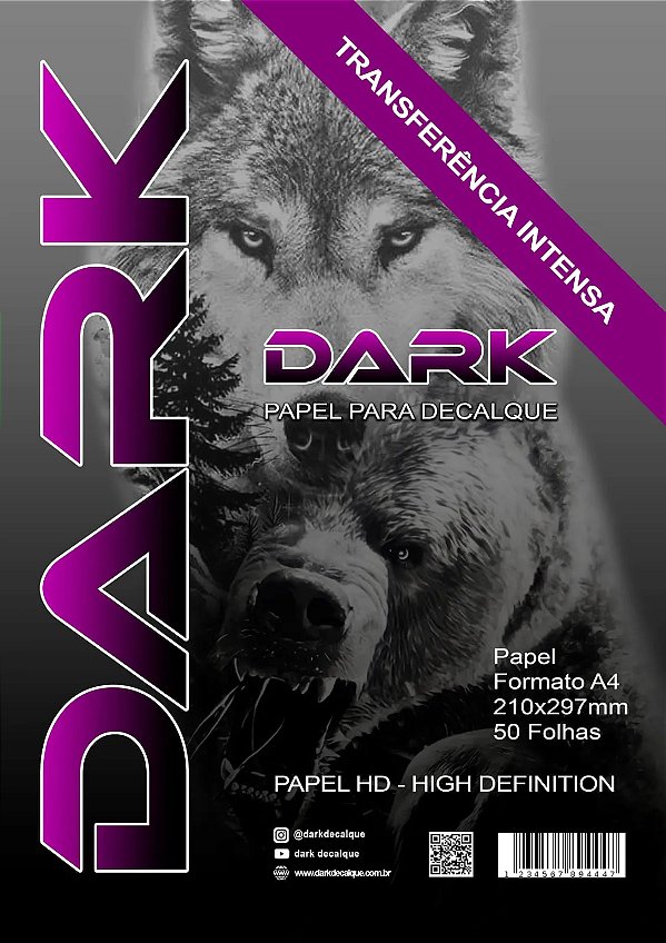 Papel A4 HD DARK