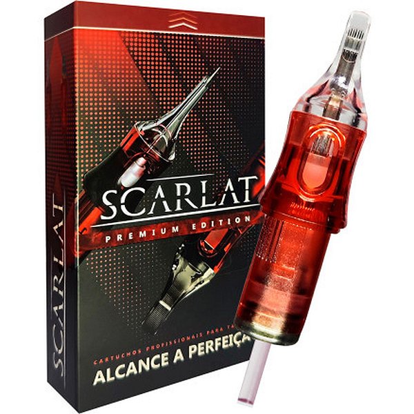 Cartucho Scarlat Premium MG Reta Pintura - Magnum MG - Caixa com 20 Unidades