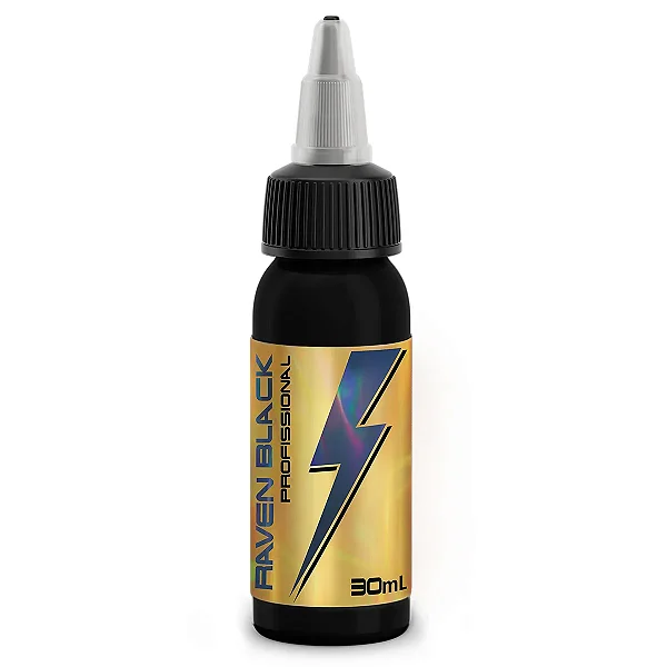 Tinta Raven Black 30ml - Easy Glow