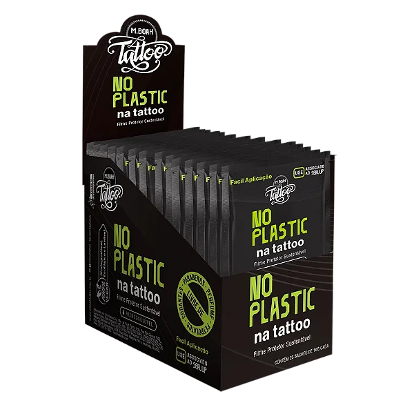 No Plastic Filme Protetor - Caixa com 20 unidades de Sache 5g