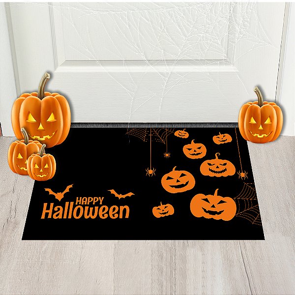 tapeçarias porta Halloween - Decorações abóbora Halloween