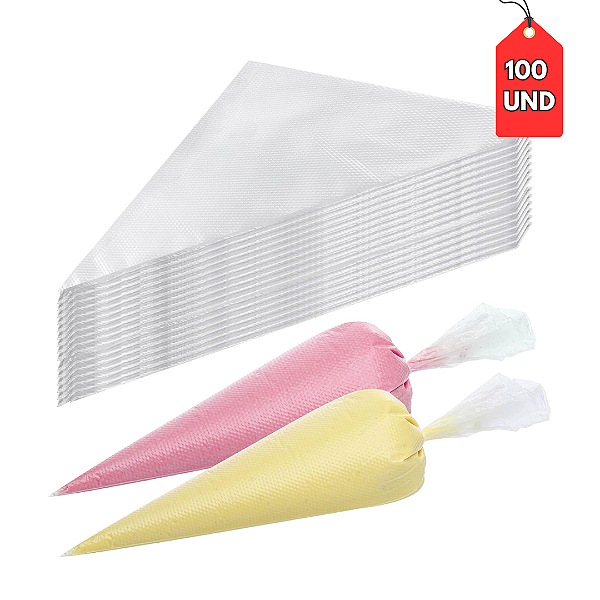 Saco Cone Manga Confeitaria 34 cm (100 unidades)