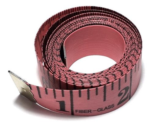 Fita Métrica Com 1,50m Para Costura Ou Corporal Rosa