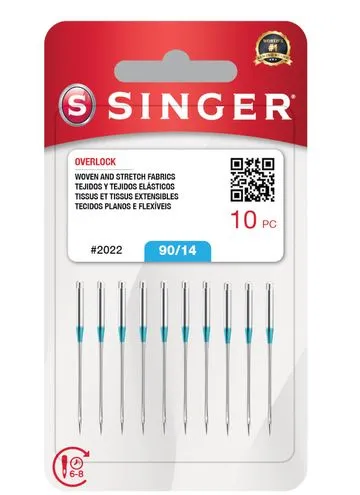 Agulha Singer 14sh 2022 Ultralock Overlock Portátil N° 90/14