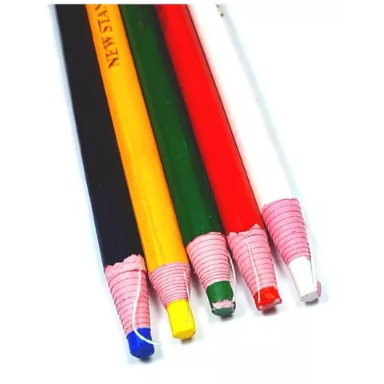 Lápis Giz Para Marcar E Riscar Tecidos Cores Variadas 5und
