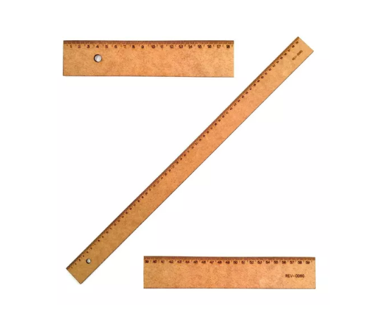 Régua Mdf 60cm Para Costura Artesanato Modelagem Alfaiate
