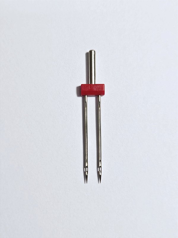 Agulha Dupla Para Maquina Doméstica 80/12 com 4mm