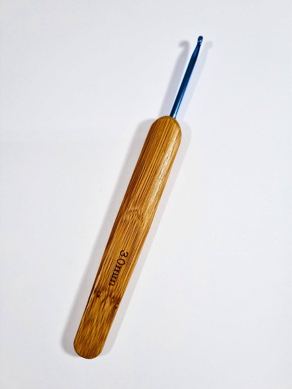 Agulha de Crochê Cabo de Bambu 3mm NYBC