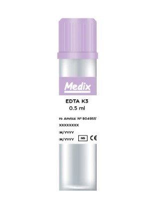 Microtubo EDTA K3 0,5 ml