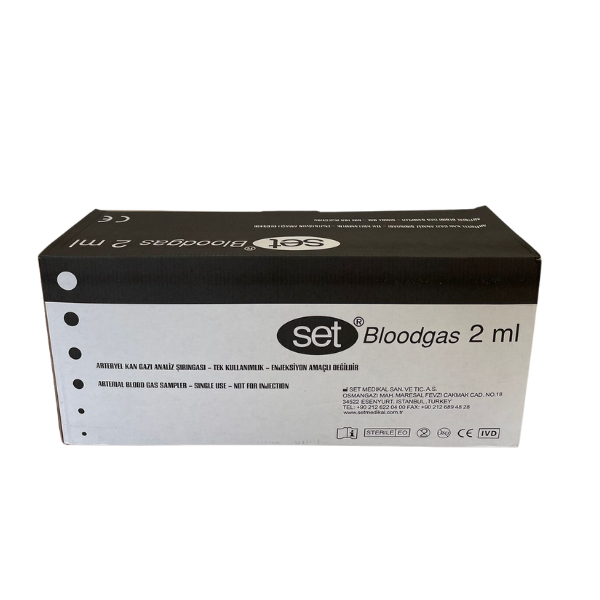 SERINGA P/ GASOMETRIA 0,5 A 2,0 ML