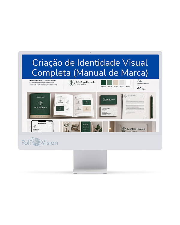 Criação de Identidade Visual Completa (Manual de Marca)