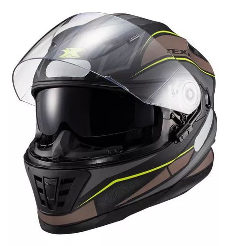 Capacete Texx Fechado Wing Broker Verd