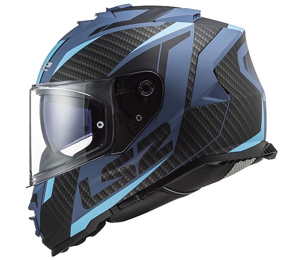 Capacete LS2 FF800 Storm Racer Azul Fosco