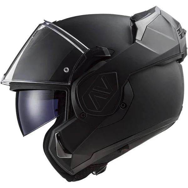 Capacete LS2 Advant FF906 Noir - Preto Fosco (Articulado)