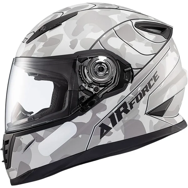 Capacete Texx Wing Airforce Preto Cinza