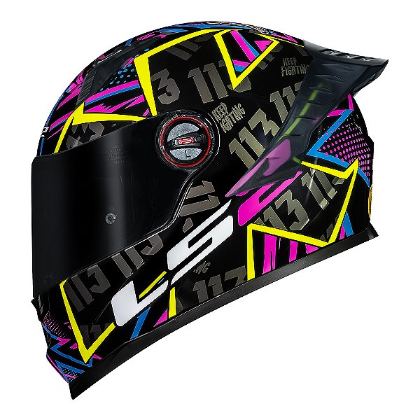 Capacete LS2 FF358 Pro Rafael Paschoalin Réplica