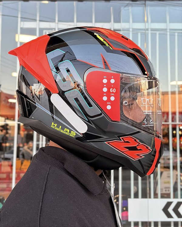 Capacete Ls2 FF810 Vigo Limits Preto Titanium