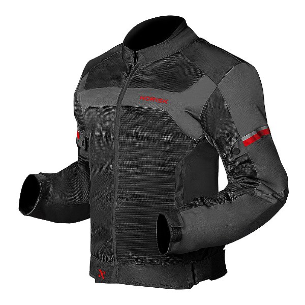 Jaqueta Norisk Trip Air Preto/Vermelho