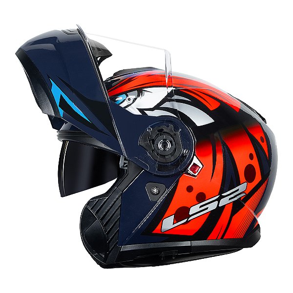 Capacete Ls2 Strobe II FF908 Tribal Orange