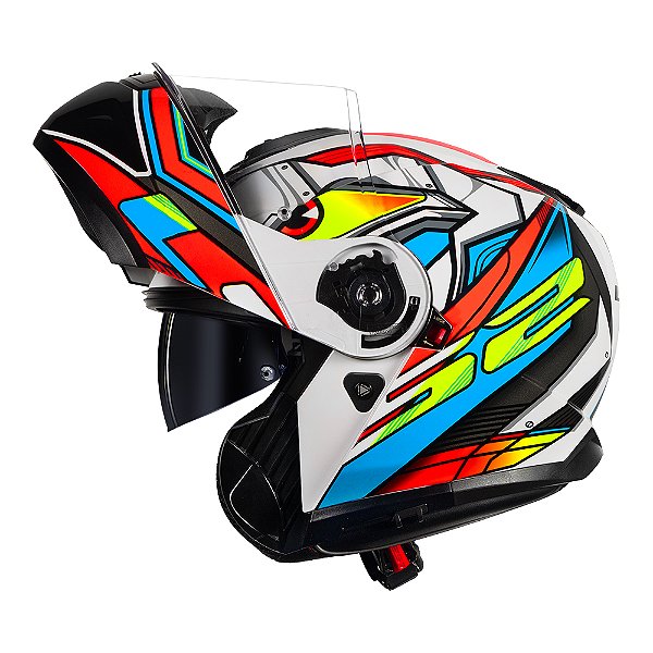 Capacete Strobe II FF908 Xdron Neon Laranja