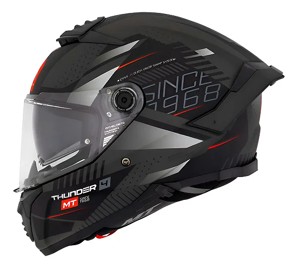 Capacete MT Helmets Thunder 4 Luminence D1 Fosco