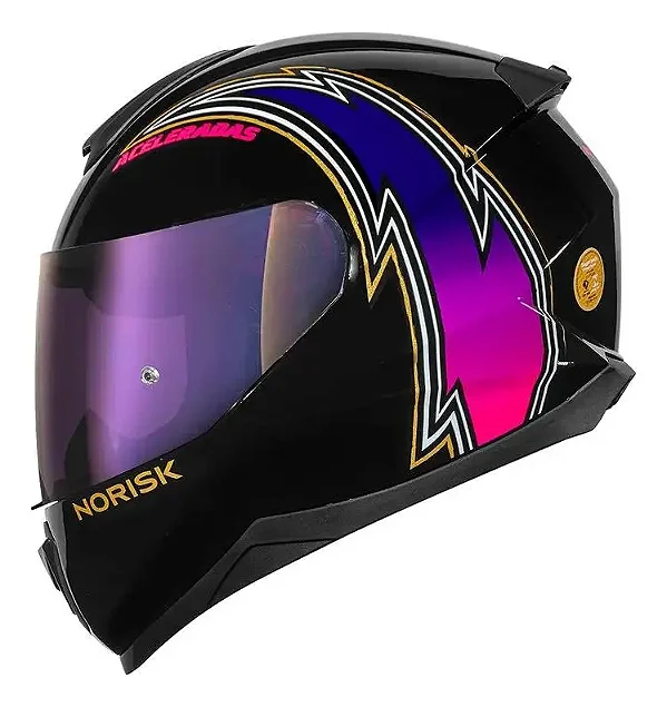 Capacete Norisk Razor Aceleradas Preto