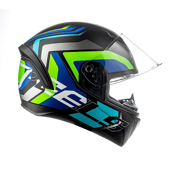 Capacete Spike II GTX Preto Fosco Azul