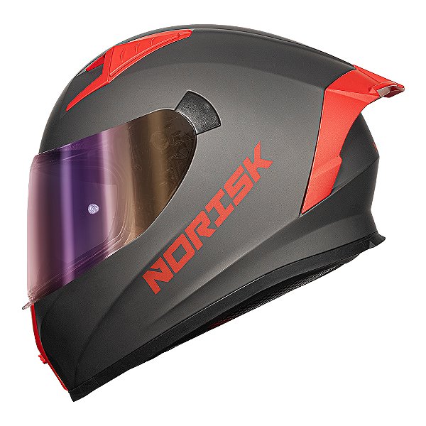 Capacete Norisk Flow Monocolor Titanium