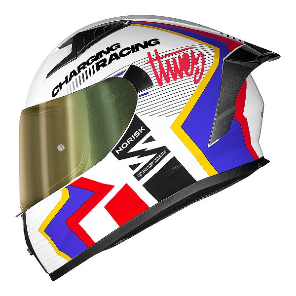Capacete Norisk Flow Vizion White