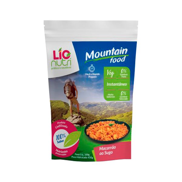 Comida Liofilizada Macarrão ao Sugo - Mountain Food