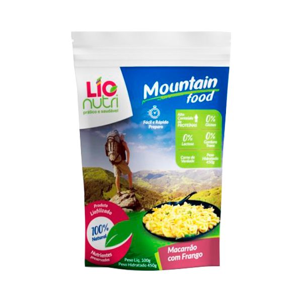Comida Liofilizada Macarrão com Frango - Mountain Food