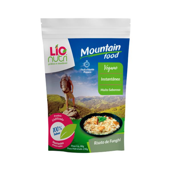 Comida Liofilizada Risoto de Funghi - Mountain Food