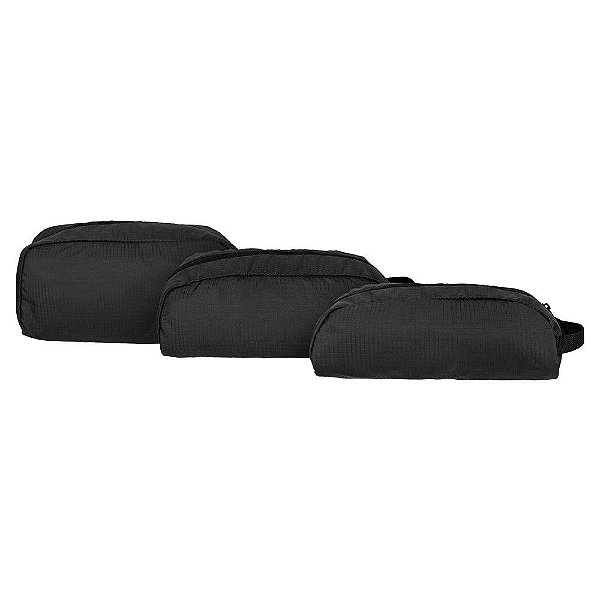 Light Kit Trio (P-M-G) Preto Curtlo