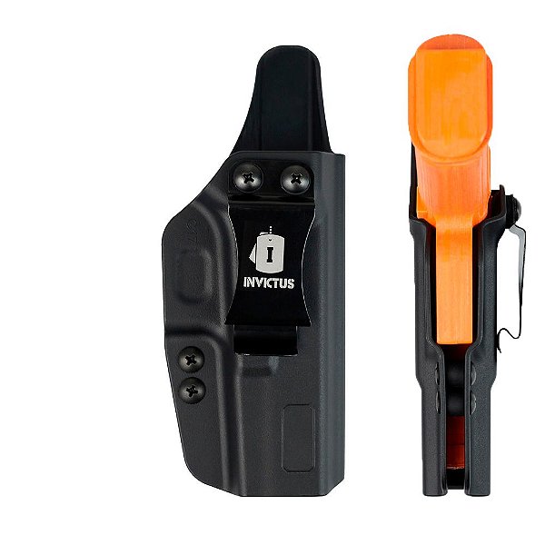 Coldre IWB Polímero Invictus Glock® Standard G17  Destro