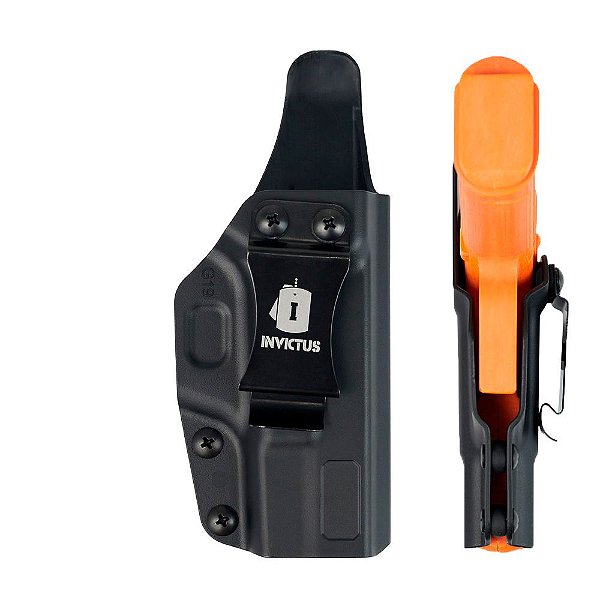 Coldre IWB Polímero Invictus Glock® Compact G19 G25 Destro