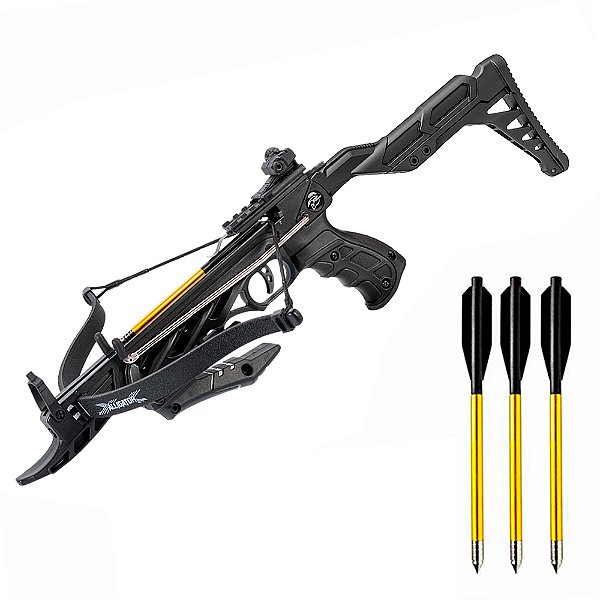 Balestra Man Kung Besta Crossbow Alligator  C/ Coronha C/nfe
