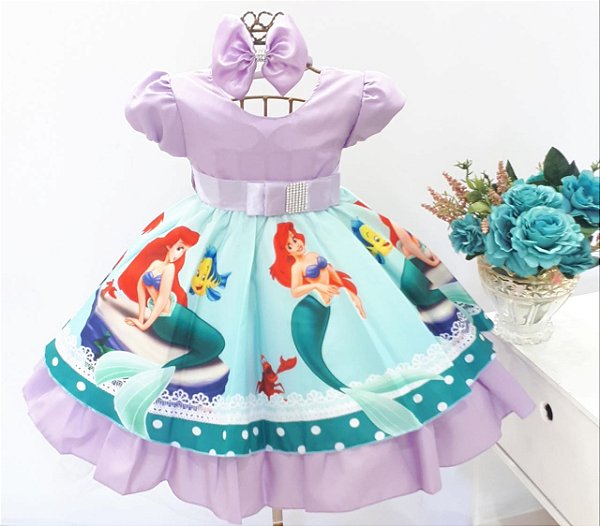 Vestido Sereia Lilas / Temático
