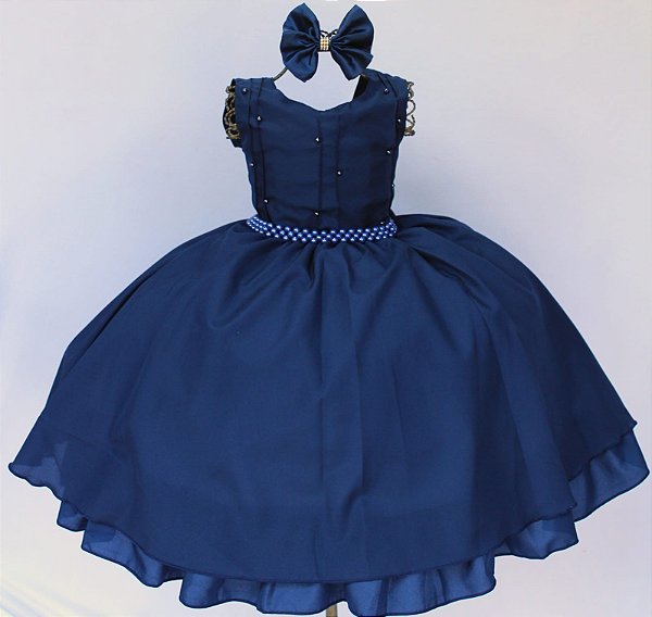 Vestido Índigo Festa Casamento Formatura