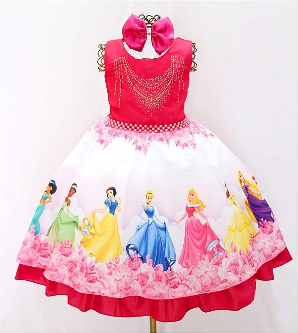 Vestido Infantil Princesa Sofia Temático Luxo Festa Aniversário 1