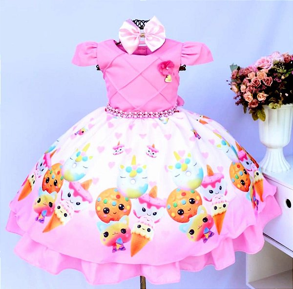 Vestido Doces / Rosa