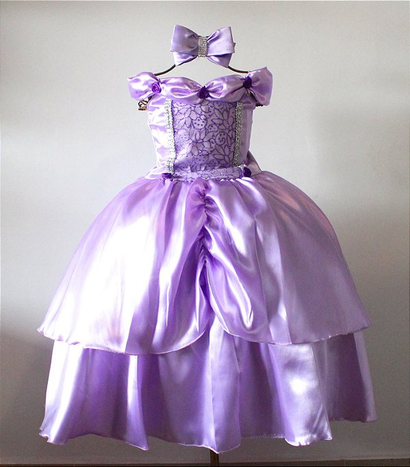 Fantasia Lilás Princesa Sofia