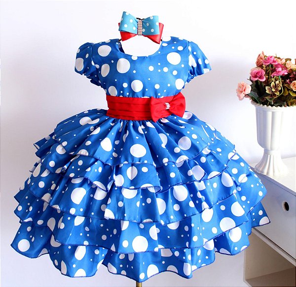 Vestido Galinha Azul Babado