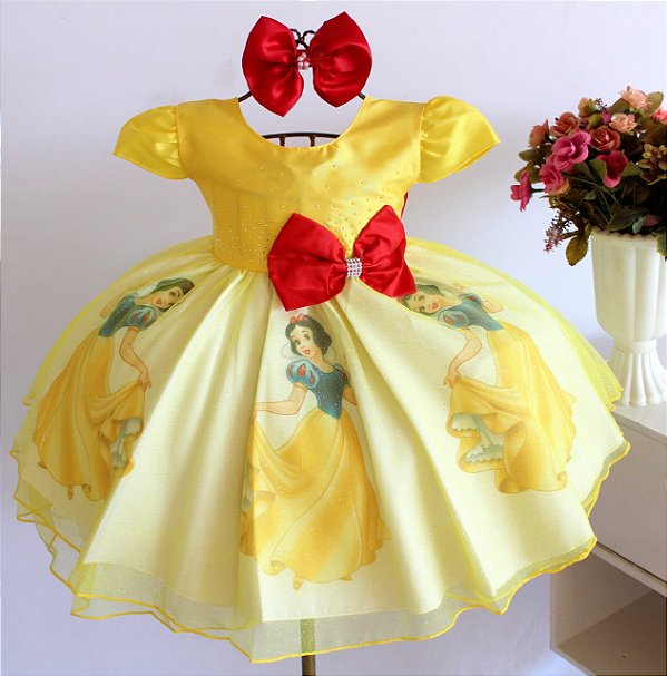 Vestido Branca de Neve