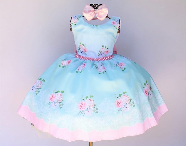 Vestido Floral Verde