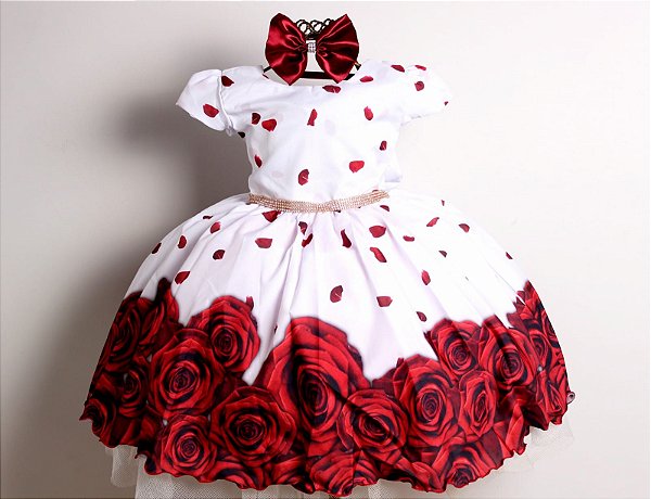 Vestido Branco Floral