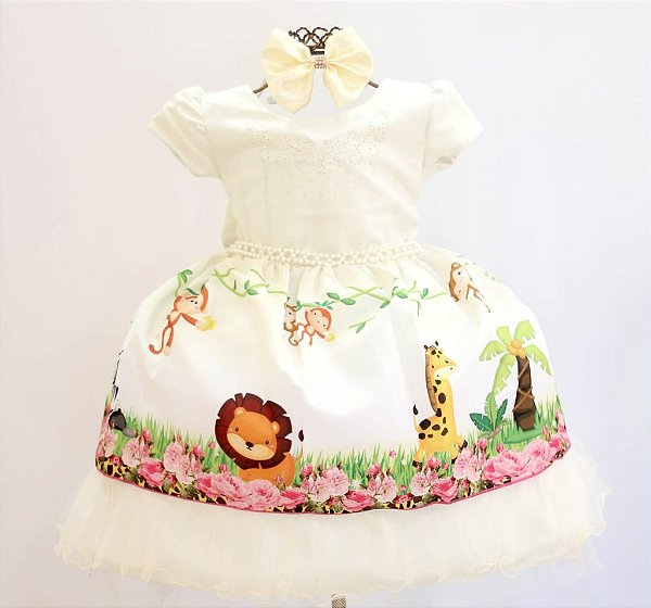 Vestido Safari Creme
