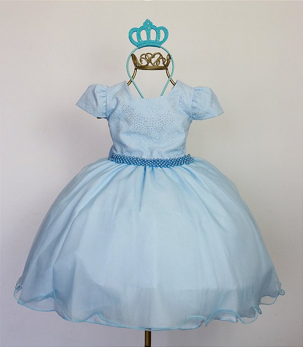 Vestido Azul Cinderela